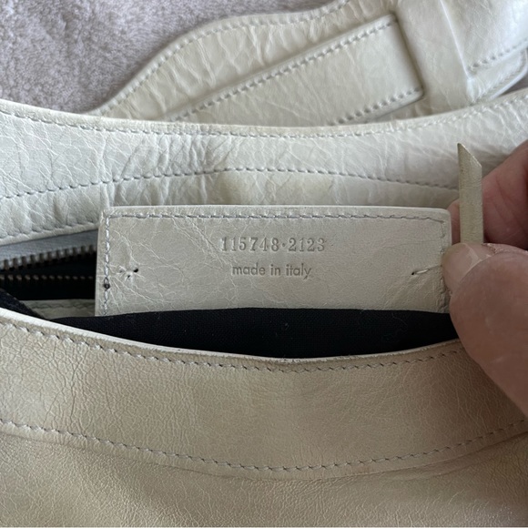 BALENCIAGA // authentic Classic Motorcycle City in off white - Picture 8 of 11